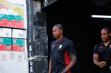 Sidny Lopes Cabral, Liga Portekiz maçı sırasında Estrela Amadora ve SL Benfica takımları arasında Estadio Jose Gomes 'de (Maciej Rogowski)