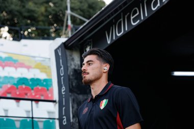 Paulo Moreira, Liga Portekiz maçı sırasında Estrela Amadora ve SL Benfica takımları arasında Estadio Jose Gomes 'de (Maciej Rogowski)