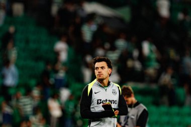 Pedro Goncalf, Liga Portekiz maçı sırasında Estadio Jose Alvalade 'de (Maciej Rogowski) Sporting CP ve FC Arouca takımları arasında görüldü.)