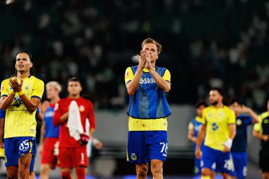  Alex Pinto, Liga Portekiz maçı sırasında Estadio Jose Alvalade 'de (Maciej Rogowski) Sporting CP ve FC Arouca takımları arasında görüldü.)