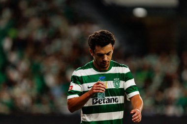 Pedro Goncalf, Liga Portekiz maçı sırasında Estadio Jose Alvalade 'de (Maciej Rogowski) Sporting CP ve FC Arouca takımları arasında görüldü.)