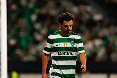 Pedro Goncalf, Liga Portekiz maçı sırasında Estadio Jose Alvalade 'de (Maciej Rogowski) Sporting CP ve FC Arouca takımları arasında görüldü.)