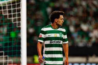 Pedro Goncalf, Liga Portekiz maçı sırasında Estadio Jose Alvalade 'de (Maciej Rogowski) Sporting CP ve FC Arouca takımları arasında görüldü.)