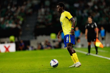 Amadou Dante, Liga Portekiz maçı sırasında Estadio Jose Alvalade 'de (Maciej Rogowski) Sporting CP ve FC Arouca takımları arasında görüldü.)