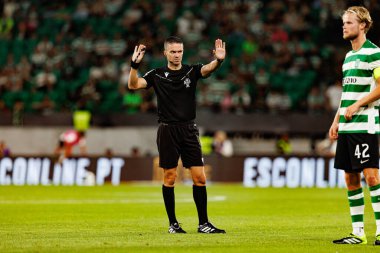Helder Malheiro, Liga Portekiz maçı sırasında Estadio Jose Alvalade 'de (Maciej Rogowski) Sporting CP ve FC Arouca takımları arasında görüldü.)