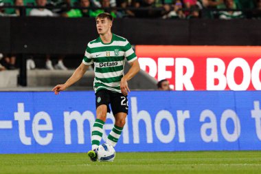Ivan Fresneda Liga Portekiz maçı sırasında Estadio Jose Alvalade 'de (Maciej Rogowski) Sporting CP ve FC Arouca takımları arasında görüldü.)
