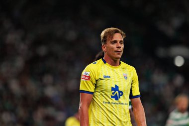 Alex Pinto, Liga Portekiz maçı sırasında Estadio Jose Alvalade 'de (Maciej Rogowski) Sporting CP ve FC Arouca takımları arasında görüldü.)