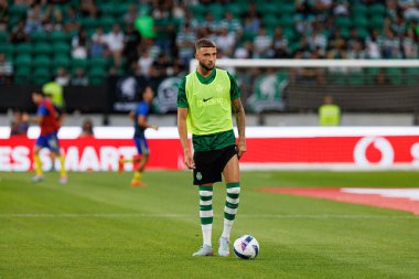 Liga Portekiz maçında Estadio Jose Alvalade 'de (Maciej Rogowski) Sporting CP ve FC Arouca takımları arasında Zeno Debast görüldü.)