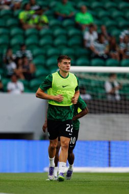 Ivan Fresneda Liga Portekiz maçı sırasında Estadio Jose Alvalade 'de (Maciej Rogowski) Sporting CP ve FC Arouca takımları arasında görüldü.)