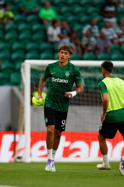 Ricardo Mangas, Liga Portekiz maçı sırasında Estadio Jose Alvalade 'de (Maciej Rogowski) Sporting CP ve FC Arouca takımları arasında görüldü.)