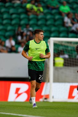Ivan Fresneda Liga Portekiz maçı sırasında Estadio Jose Alvalade 'de (Maciej Rogowski) Sporting CP ve FC Arouca takımları arasında görüldü.)