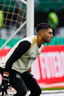 Liga Portekiz maçı sırasında Estadio Jose Alvalade 'de (Maciej Rogowski) Sporting CP ve FC Arouca takımları arasında Rui Silva görüldü.)