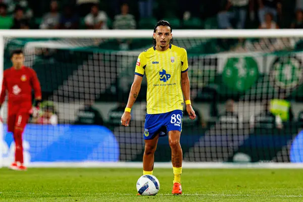 Pedro Santos, Liga Portekiz maçı sırasında Estadio Jose Alvalade 'de (Maciej Rogowski) Sporting CP ve FC Arouca takımları arasında görüldü.)