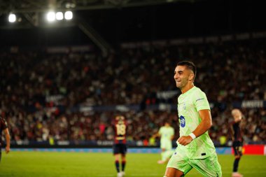 Ferran Torres, LaLiga EA SPORTS maçı sırasında Estadio Ciudad de Valencia 'da UD Levante ve FC Barcelona takımları arasında görüldü (Maciej Rogowski)