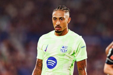 Raphinha, UD Levante ve FC Barcelona takımları arasında Estadio Ciudad de Valencia 'da (Maciej Rogowski)