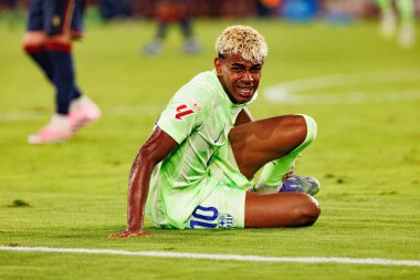 Lamine Yamal, UD Levante ve FC Barcelona takımları arasında Estadio Ciudad de Valencia 'da (Maciej Rogowski)