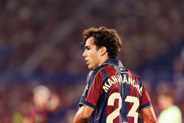 Manuel Sanchez, UD Levante ve FC Barcelona takımları arasında Estadio Ciudad de Valencia 'da (Maciej Rogowski)