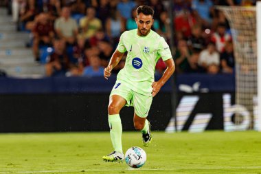 Eric Garcia, UD Levante ve FC Barcelona takımları arasında Estadio Ciudad de Valencia 'da (Maciej Rogowski)