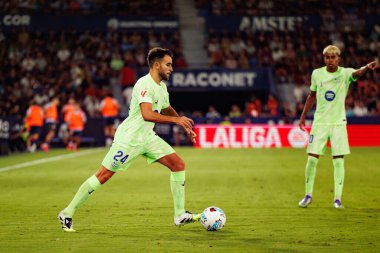 Eric Garcia, UD Levante ve FC Barcelona takımları arasında Estadio Ciudad de Valencia 'da (Maciej Rogowski)