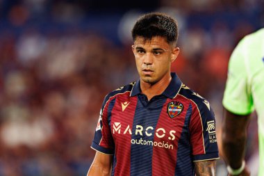 Roger Brugue, UD Levante ve FC Barcelona takımları arasında Estadio Ciudad de Valencia 'da (Maciej Rogowski)