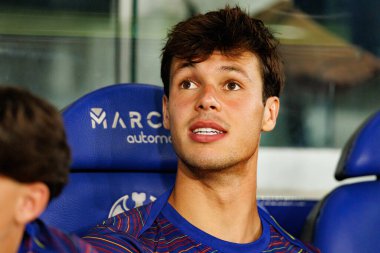 Diego Kochen, Estadio Ciudad de Valencia 'da UD Levante ve FC Barcelona takımları arasında oynanan LaLiga EA SPORTS maçı sırasında görüldü (Maciej Rogowski)