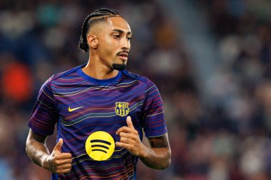 Raphinha, UD Levante ve FC Barcelona takımları arasında Estadio Ciudad de Valencia 'da (Maciej Rogowski)