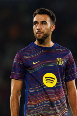 Eric Garcia, UD Levante ve FC Barcelona takımları arasında Estadio Ciudad de Valencia 'da (Maciej Rogowski)