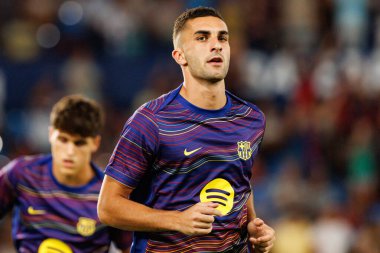 Ferran Torres, LaLiga EA SPORTS maçı sırasında Estadio Ciudad de Valencia 'da UD Levante ve FC Barcelona takımları arasında görüldü (Maciej Rogowski)