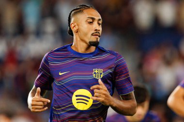 Raphinha, UD Levante ve FC Barcelona takımları arasında Estadio Ciudad de Valencia 'da (Maciej Rogowski)