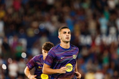 Ferran Torres, LaLiga EA SPORTS maçı sırasında Estadio Ciudad de Valencia 'da UD Levante ve FC Barcelona takımları arasında görüldü (Maciej Rogowski)