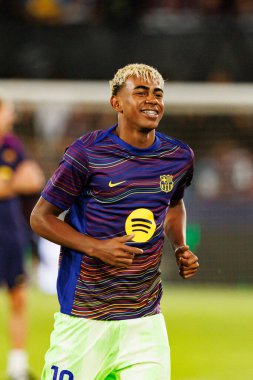 Lamine Yamal, UD Levante ve FC Barcelona takımları arasında Estadio Ciudad de Valencia 'da (Maciej Rogowski)