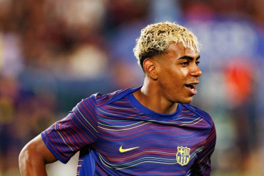 Lamine Yamal, UD Levante ve FC Barcelona takımları arasında Estadio Ciudad de Valencia 'da (Maciej Rogowski)