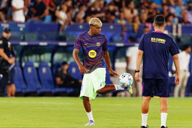 Lamine Yamal, UD Levante ve FC Barcelona takımları arasında Estadio Ciudad de Valencia 'da (Maciej Rogowski)