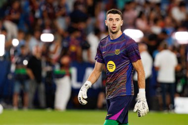 Joan Garcia, UD Levante ve FC Barcelona takımları arasında Estadio Ciudad de Valencia 'da (Maciej Rogowski)