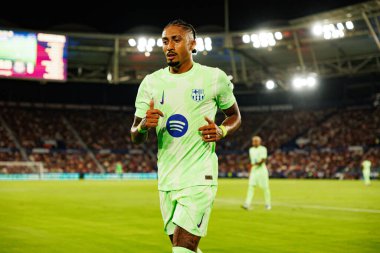 Raphinha, UD Levante ve FC Barcelona takımları arasında Estadio Ciudad de Valencia 'da (Maciej Rogowski)