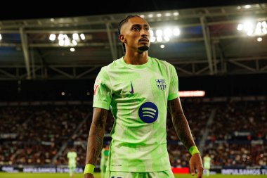 Raphinha, UD Levante ve FC Barcelona takımları arasında Estadio Ciudad de Valencia 'da (Maciej Rogowski)