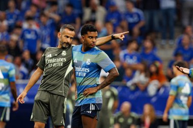 Carlos Tartiere Stadyumu 'ndaki Real Oviedo ve Real Madrid FC takımları arasında oynanan LaLiga EA SPORTS maçında Rodrygo görüldü (Maciej Rogowski)