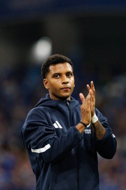 Carlos Tartiere Stadyumu 'ndaki Real Oviedo ve Real Madrid FC takımları arasında oynanan LaLiga EA SPORTS maçında Rodrygo görüldü (Maciej Rogowski)