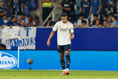 Kylian Mbappe, Real Oviedo ve Real Madrid FC takımları arasında oynanan LaLiga EA SPORTS maçında Carlos Tartiere Stadyumu 'nda (Maciej Rogowski)