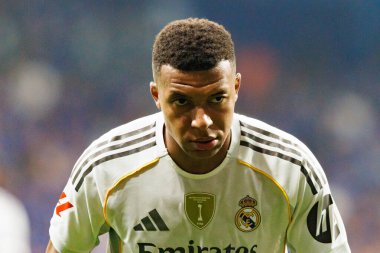 LaLiga EA SPORTS maçında Carlos Tartiere Stadyumu 'ndaki Real Oviedo ve Real Madrid FC takımları arasında Kylian Mbappe görüldü (Maciej Rogowski)