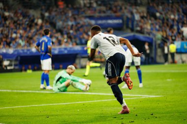 Kylian Mbappe, Real Oviedo ve Real Madrid FC takımları arasında oynanan LaLiga EA SPORTS maçında Carlos Tartiere Stadyumu 'nda (Maciej Rogowski)