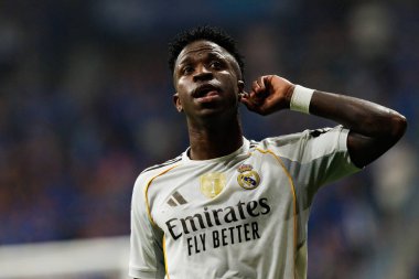Vinicius Junior, Real Oviedo ve Real Madrid FC takımları arasında oynanan LaLiga EA SPORTS maçında Carlos Tartiere Stadyumu 'nda (Maciej Rogowski)