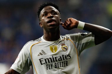 Vinicius Junior, Real Oviedo ve Real Madrid FC takımları arasında oynanan LaLiga EA SPORTS maçında Carlos Tartiere Stadyumu 'nda (Maciej Rogowski)