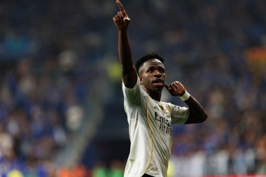 Vinicius Junior, Real Oviedo ve Real Madrid FC takımları arasında oynanan LaLiga EA SPORTS maçında Carlos Tartiere Stadyumu 'nda (Maciej Rogowski)