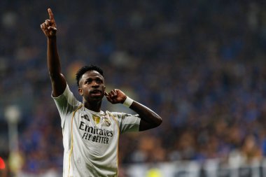 Vinicius Junior, Real Oviedo ve Real Madrid FC takımları arasında oynanan LaLiga EA SPORTS maçında Carlos Tartiere Stadyumu 'nda (Maciej Rogowski)