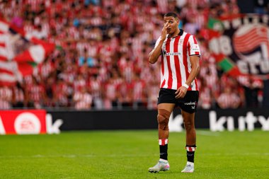 Maroan Sannadi, Estadio de San Mames 'de (Maciej Rogowski) Atletizm Kulübü ve Rayo Vallecano takımları arasında LaLiga EA SPORTS maçı sırasında görüldü.)