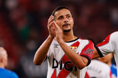 Luiz Felipe, Estadio de San Mames 'te Atletizm Kulübü ve Rayo Vallecano takımları arasında oynanan LaLiga EA SPORTS maçı sırasında görüldü (Maciej Rogowski)