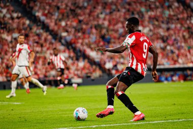 LaLiga EA SPORTS maçı sırasında Estadio de San Mames takımları arasında Inaki Williams görüldü (Maciej Rogowski)