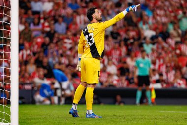 Augusto Batalla LaLiga EA SPORTS maçı sırasında Estadio de San Mames 'de (Maciej Rogowski)