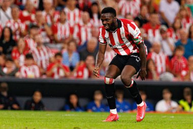 LaLiga EA SPORTS maçı sırasında Estadio de San Mames takımları arasında Inaki Williams görüldü (Maciej Rogowski)